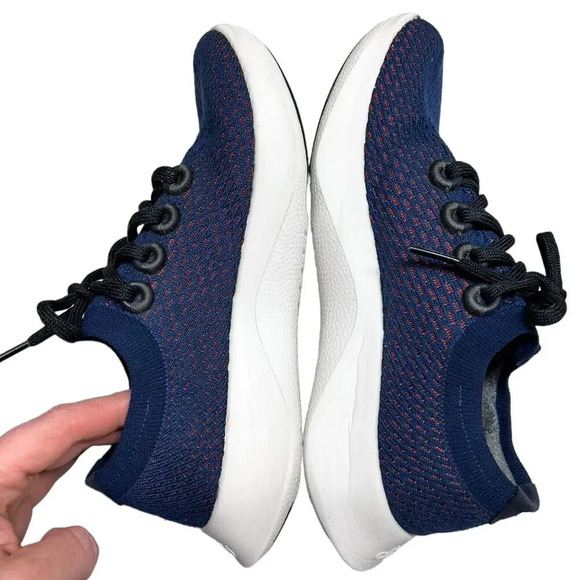 Allbirds Womens Tree Dasher 1 Blue Puukeko White Running Shoe Comfort Sneaker 6 - Picture 6 of 9